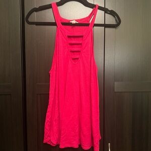 BiBi Vibrant Pink Tank Top with Strappy Back​